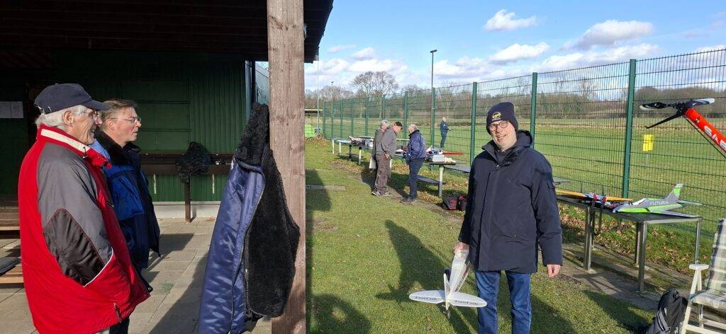 Und schon ist da wieder was los. Ich werd noch verrückt……